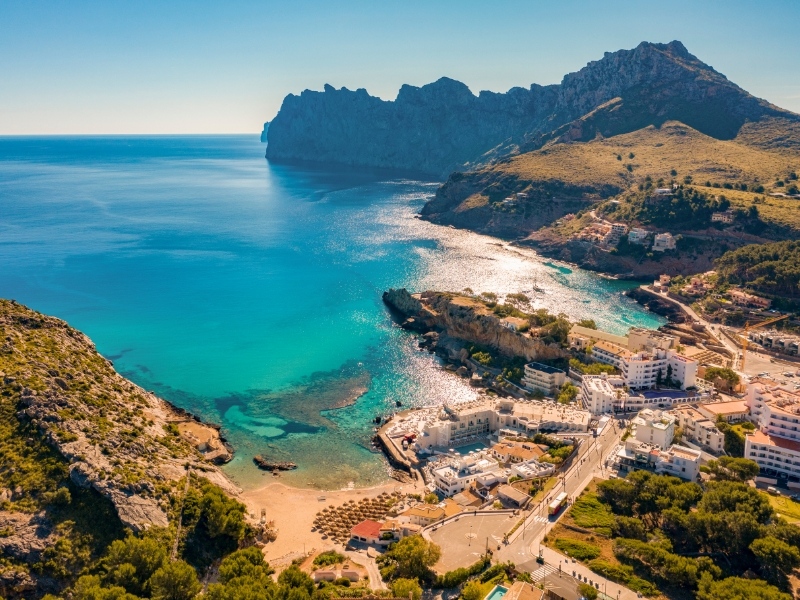 Vista aérea de Cala San Vicenç