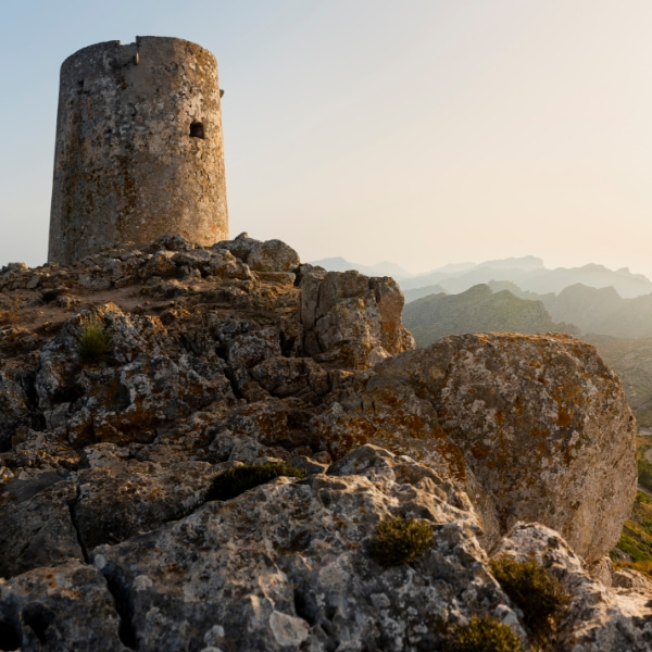 Fotografía de la Talaia d'Albercuix situada en la zona de Formentor